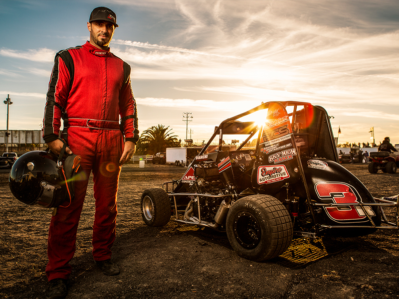 Sprint Car Racing Portrait